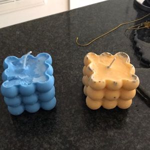 Scented Bubble Soy Candles. Lavender, rose, ocean breeze, vanilla, plus more!